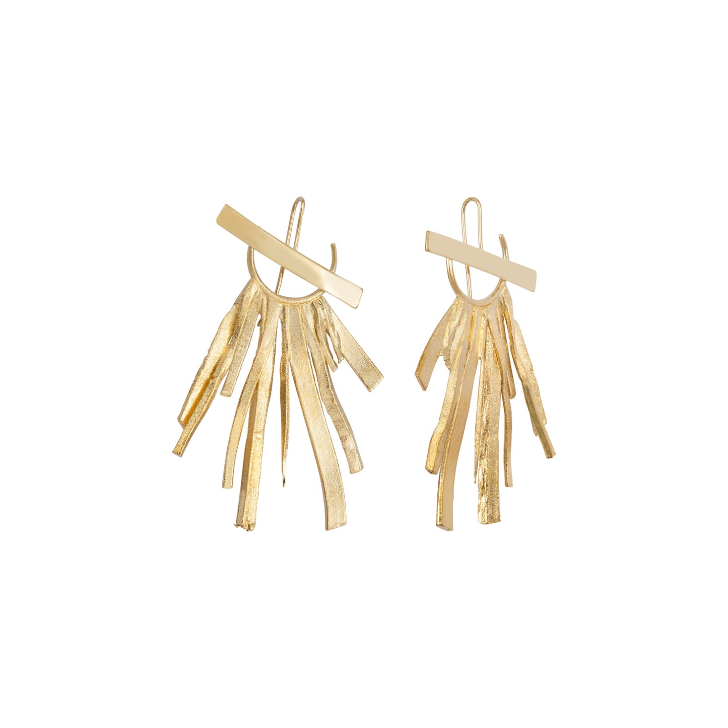 Boucles d'oreilles Plume OR