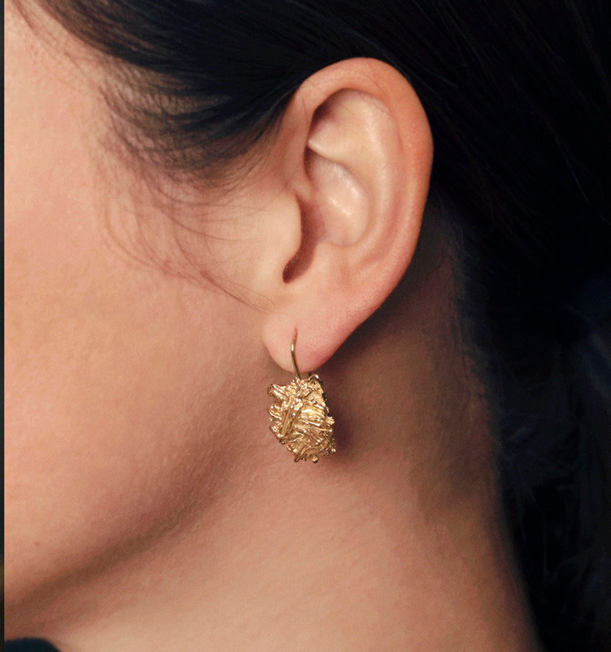 Boucles d'oreilles Écorces puce dormeuse 0R