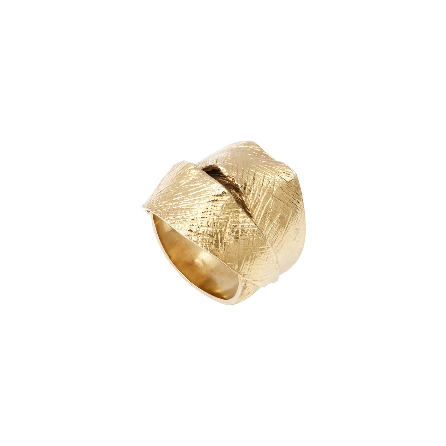 Bague Striées OR petite