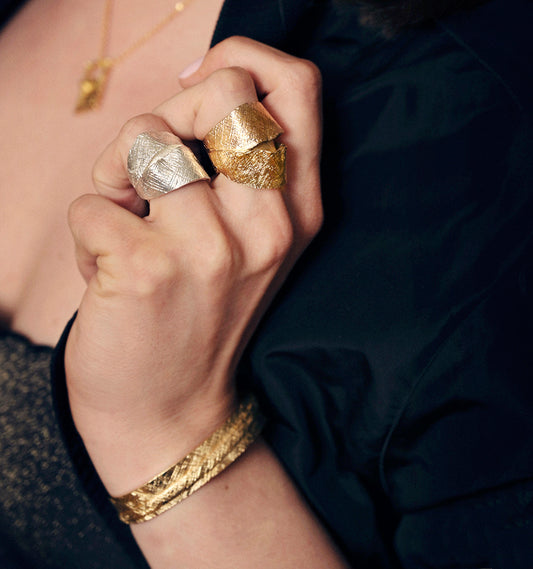 Bague Striées AR petite