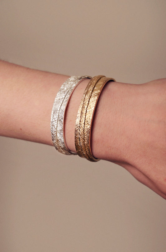 Bracelet Jonc Striées AR