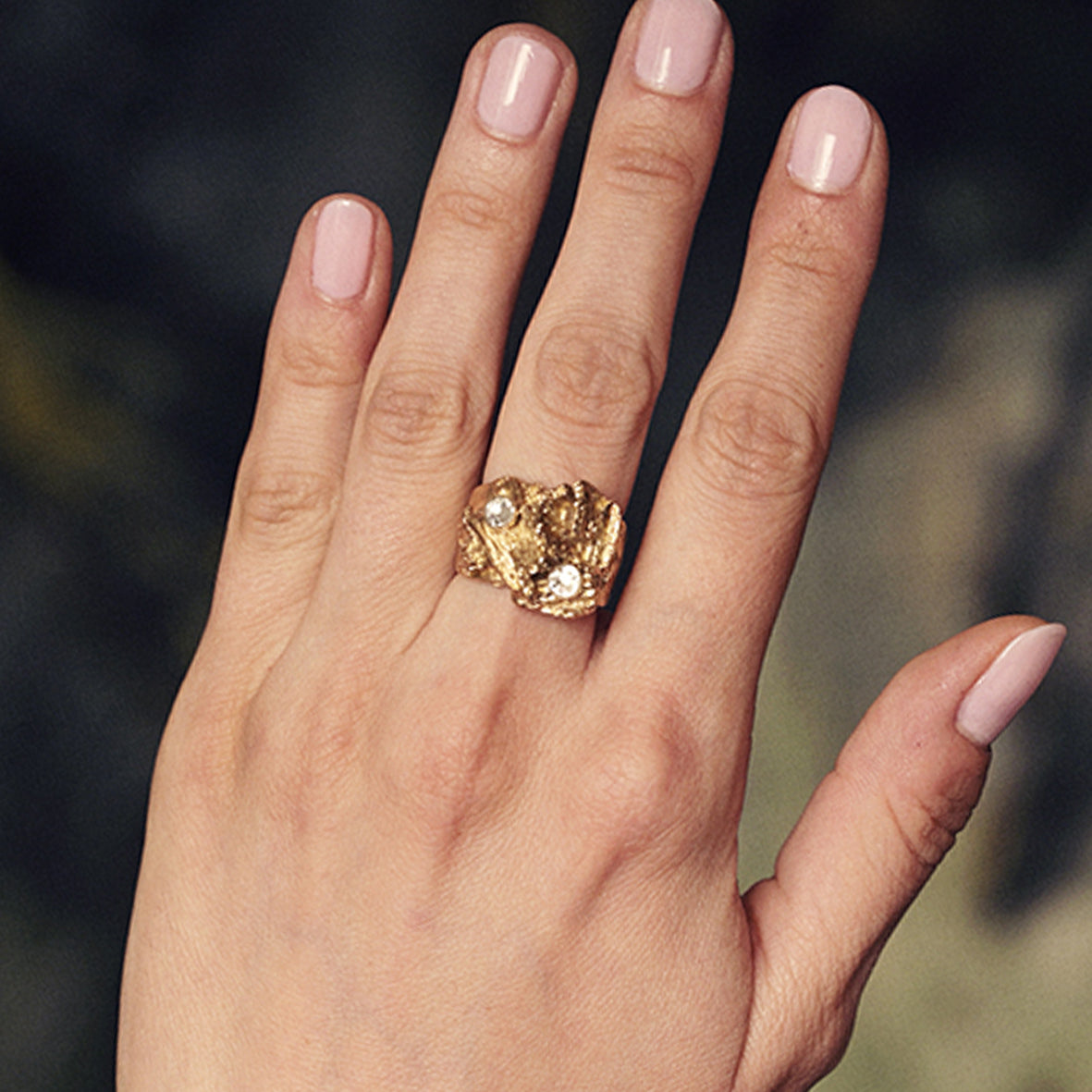 Bague Écorces OR 2B