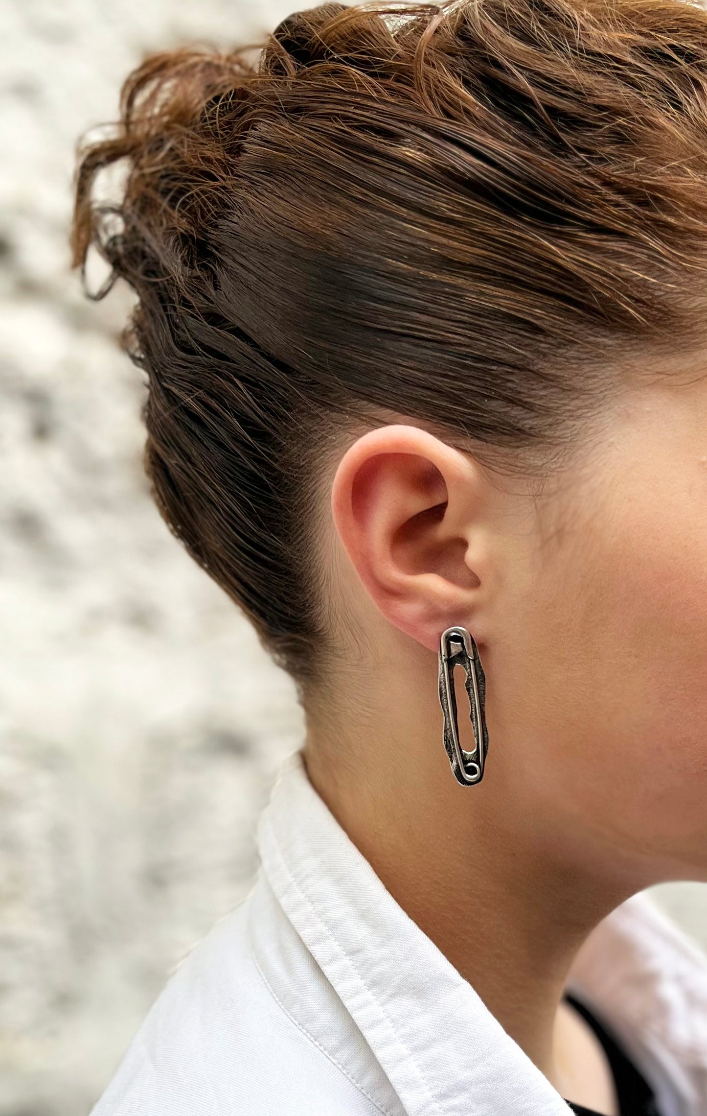 Boucles d'oreilles Pin asymétrique Vieil AR