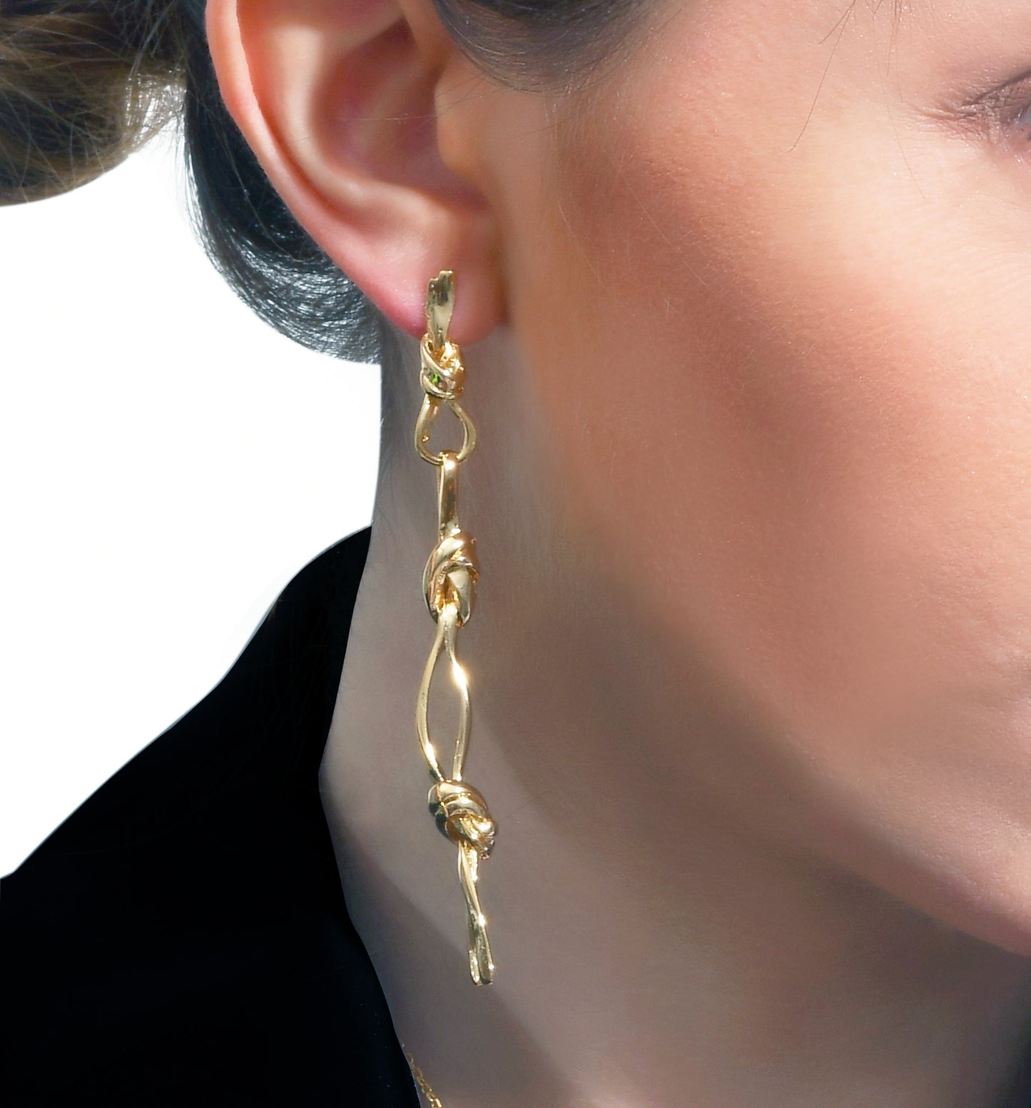 Boucles d'oreilles Double Bind OR