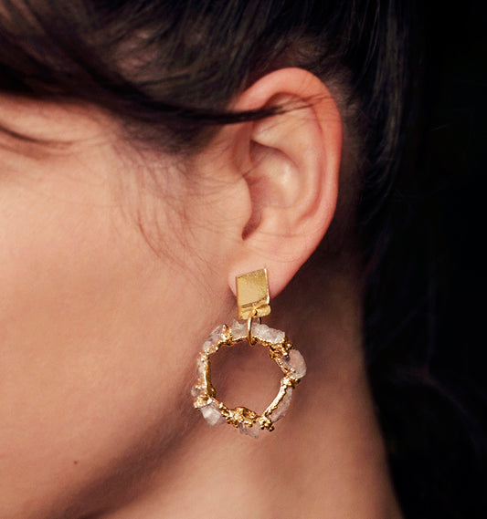 Boucles d'oreilles Glass Circle