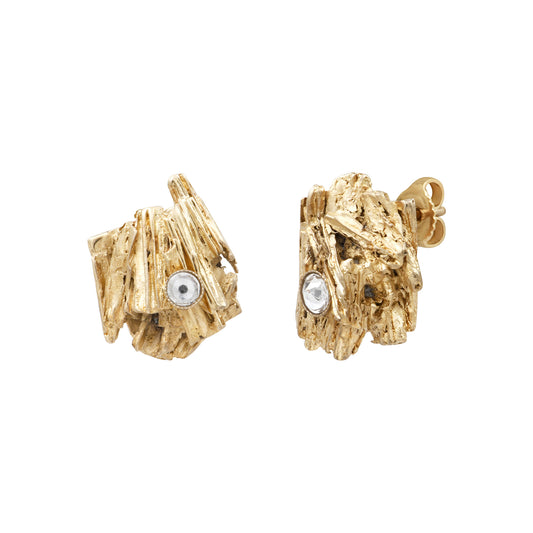 Boucles d'oreilles Écorces OR