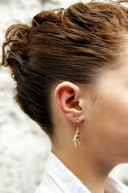 Boucles d'oreilles Bird OR
