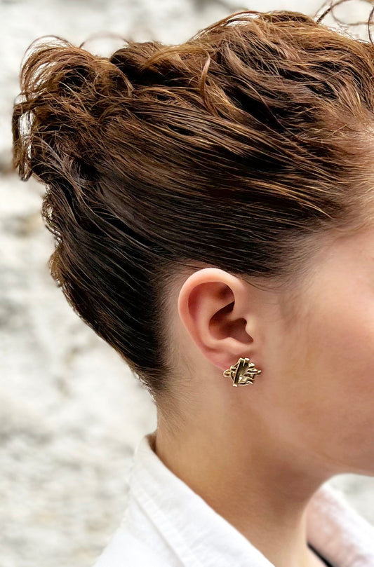 Boucles d'oreilles Bond Puce OR