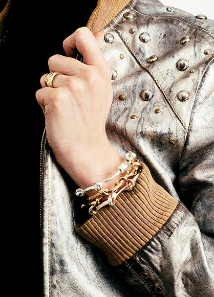 Bracelet Jonc Lace OR