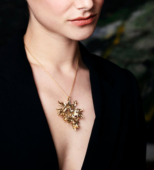 Pendentif Chardon OR