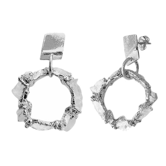 Boucles d'oreilles Glass Circle AR