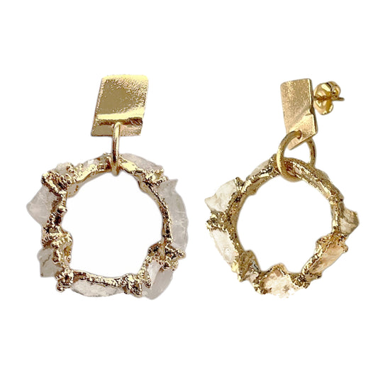 Boucles d'oreilles Glass Circle