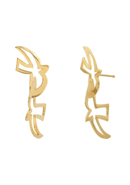 Boucles d'oreilles Birds OR