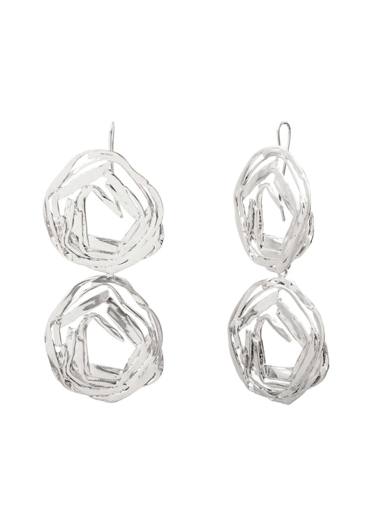 Boucles d'oreilles Winding Dormeuse AR
