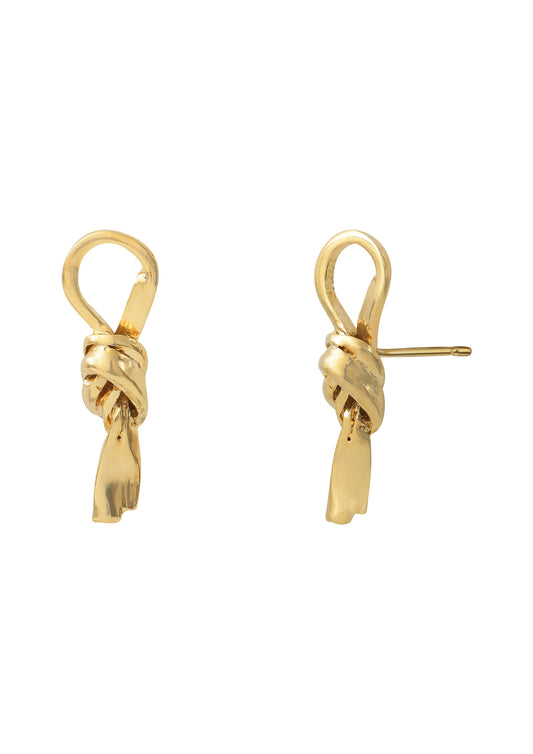 Boucles d'oreilles Bind Puce OR
